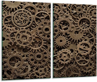TMK ArtDeko Serie - Snijplank - 30x52 cm - Glas - Inductiekookplaat Bescherming