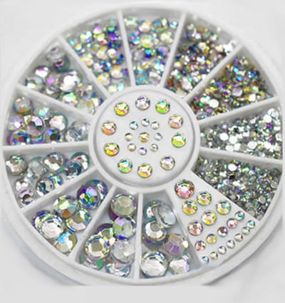 DW4Trading Nagelversiering Carrousel 2 - Nail Art - Acryl Gel - Rhinestones