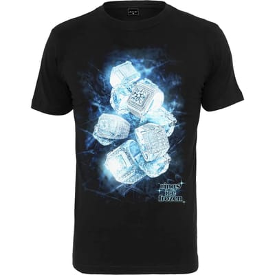 Mister Tee - Ice Rings Heren T-shirt - XS - Zwart