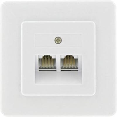 Kopp wandcontactdoos ADSL/UTP 2-voudig