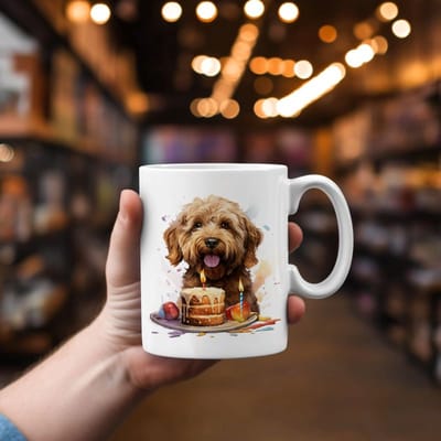 Beker cadeau voor haar of hem, kerst, verjaardag, honden liefhebber, zus, broer, vriendin, vriend, collega, moeder, vader, hond