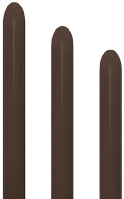 modeleerballon sempertex chocolate 260s - 50 stuks