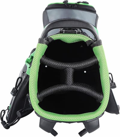 Lichtgewicht Golfbaggie met Automatisch Standsysteem en 5 Opbergvakken - 17,8 cm Top