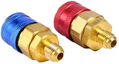 Dailygoods - Pressure Couplers - R134a Adapter - Snelkoppeling - Populaire kleur - Koelsysteem - Voor auto airconditioning - Adapter plug