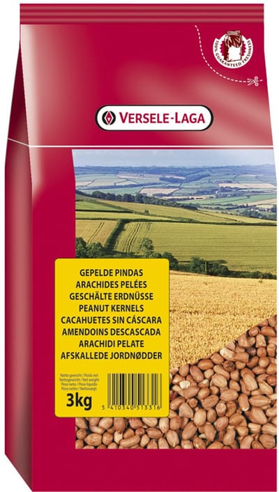 Versele-Laga Gepelde Pindas Superior - Binnenvogelvoer - 3 kg