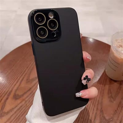Eenvoudige Huidvriendelijke Matte Volledige Dekking Lensbeschermhoes Voor iPhone 16 15 14 13 12 11 Pro Max Plus Harde PC Schokbestendige Cover For iPhone 14Pro Max