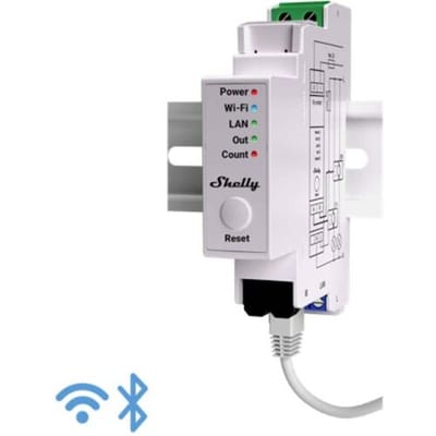Shelly Shelly PRO EM - 50 Elektriciteitsmeter Bluetooth, WiFi