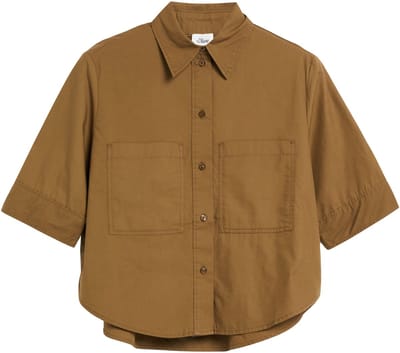 Dames Popeline Blouse met Borstzak en Vierkante Plunje s.Oliver