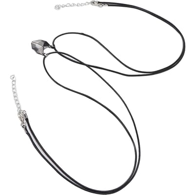 Collier pour Couple Taille Réglable Conception de Pendentif Magnétique en Forme de Cœur Collier Assorti Combinaison 1 Combination Two gray