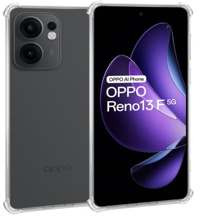 ChiGuard Hoesje Geschikt voor OPPO Reno 13 F / FS - Shock Proof Case – Cover Transparant