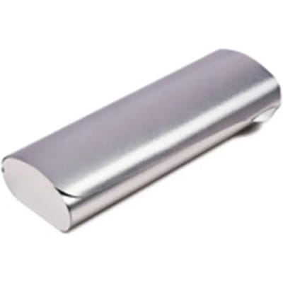 Kleine harde brillenkoker organizer optische aluminiumlegering matte bijziendheid brillenkoker compressie zonnebrillen opbergdoos grijs