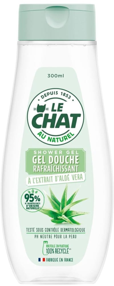 Le Chat - Douchegel - PH Neutraal - Met Extract Van Aloë Vera - Verfrissend - 300 ml