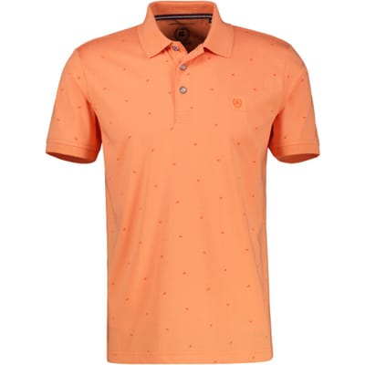 Lerros - Polo Korte mouw - Heren - M - 918 PALE PAPAYA - Katoen - 2553250