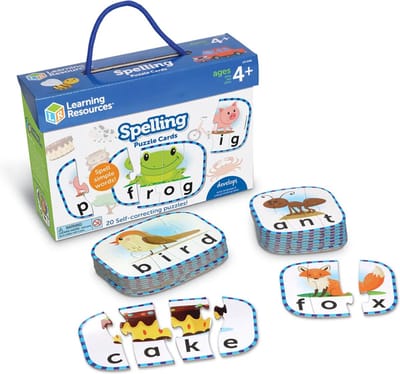 Learning Resources Puzzel kaarten - Spelling (Engels) / Spelling (EN) - 5+