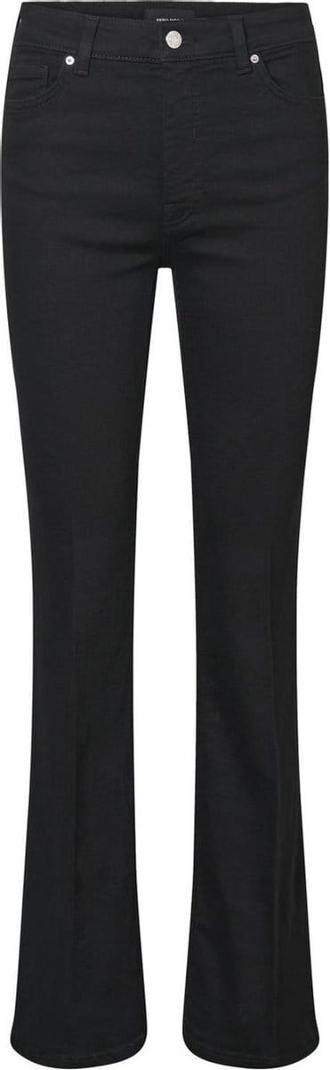 Vero Moda Broek Vmsaga Hr S Flared J Soft Vi110 Noos 10253492 Black Dames Maat - W30 X L32