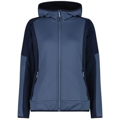 Dames fleece met capuchon CMP Grid Tech