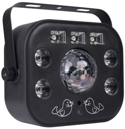 Light4Me Multiphase Serie - LED Multieffect - UV Wash Stroboscoop - Afstandsbediening - DMX