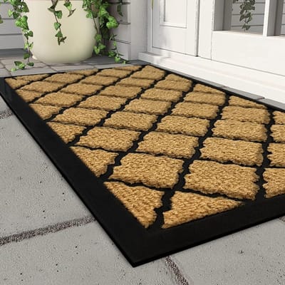 HEZIVO® Borstelmat voor Buiten - Buitenmat - Deurmat - Weersbestendig - Waterdoorlatend - 40 x 70 cm