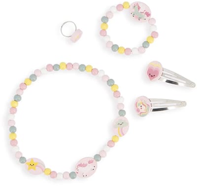 Janod - Unicorn - Eenhoorn sieradenset - Sieraden en haarclipjes