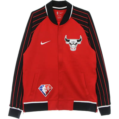 Heren College Lichtgewicht Sweatshirt Nba Dri Fit Showtime City Edition L/s Jas Chibul University Rood/zwart/wit