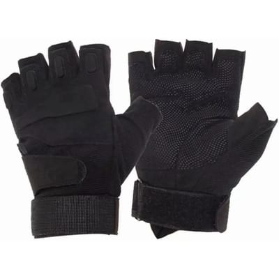 1 Paar Outdoor Sporten Halfvingerhandschoenen Vingerloze Handschoenen voor Jagen Rijden Motorfietsen