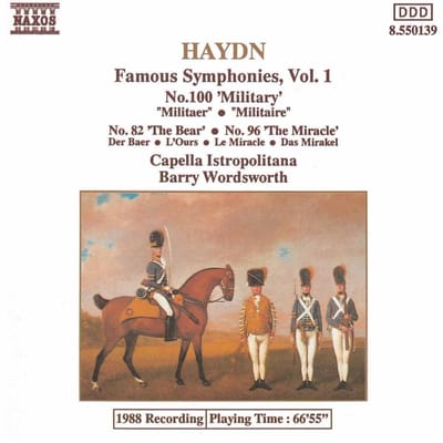 Capella Istropolitana, Barry Wordsworth - Haydn: Symphonies 82, 96 & 100 (CD)