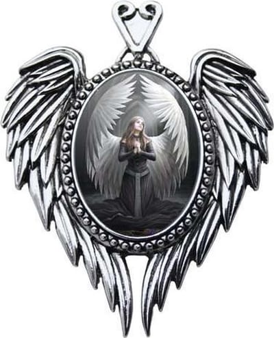 Anne Stokes Cameo Pendant Prayer For The Fallen