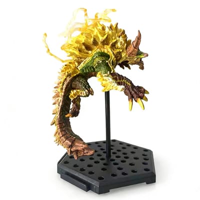NOUVELLE Collection d'Ornements Modèle Dragon Monster Hunter World Ice Borne Tonnerre Lord Zinogre Modèle d'Action Jouet Cadeau Longue Durée yellow