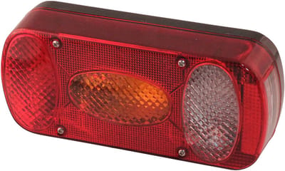 Achterlicht Aspöck Midipoint II rechts 5 PIN's bajonet met achteruitrijlamp - Achterlicht aanhangwagen, caravan en trailer - Aanhanger verlichting - Aspock
