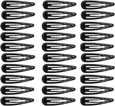 30 Stuks Haarspelden voor Meisjes - Rood Snap Haarclips zonder Slip - Haaraccessoires voor Dames en Kinderen
