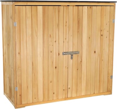 Tuinkast Hout - Tuinkist - Tuinkasten voor Buiten - Tuinberging - 140x60x130cm