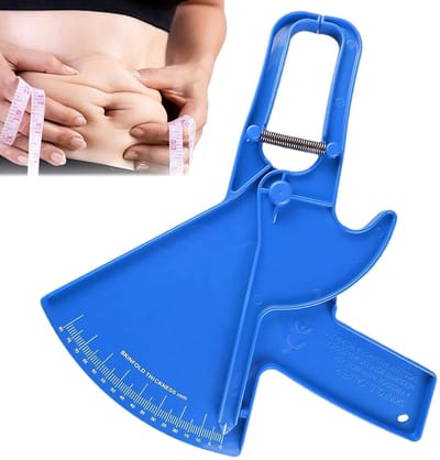 Lichaamsvetmeter - Huidplooimeting - Fitness Doelen - Gestabiliseerde Druk - 0-88 mm - Blauw