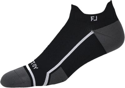 Footjoy Heren Golfsokken Tech D.R.Y. Roll Tab Zwart Maat 41-46
