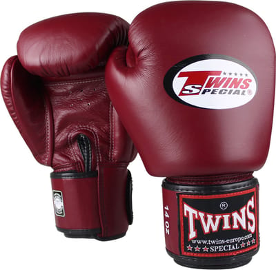 Twins BGVL 3 - Bokshandschoenen Wine Red - 10oz
