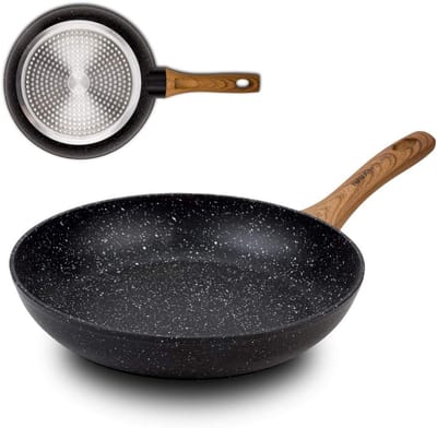 Koekenpan Ø 24 cm Gesmeed Aluminium - Geschikt voor Alle Warmtebronnen Inclusief Inductie