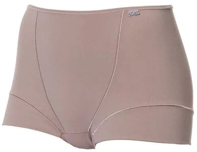 Avet dames corrigerende boxershort - Cherrie - Shapewear boxershort - Badstof kruisje - L - Beige