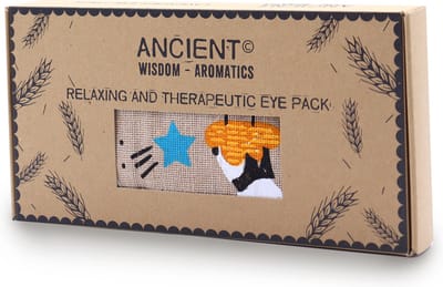 Luxe Lavendel Oogkussen in Cadeauverpakking - Yoga - Meditatie - Ontspanning - Ideaal bij Hoofdpijn & Stress - Slaperige Panda Print