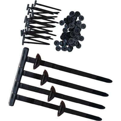 100 Sets Colliers de Câble en Nylon Set Résistant aux Intempéries Autobloquant Collier de Câble Autobloquant pour Maison Garage Réparation de Véhicule