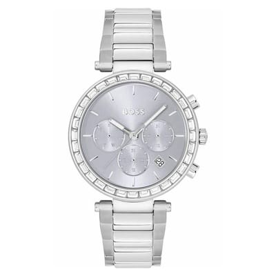 Boss Andra 1502692 Horloge - Staal - Zilverkleurig - Ø 39 mm