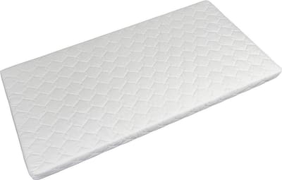 Kindermatras - 160x80x8 cm -  middelhard schuimmatras - met wasbare hoes