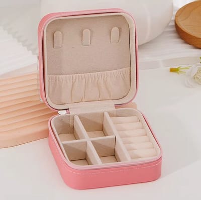 Sieradendoosje - juwelendoosje - opbergdoosje - reisformaat - organiser - sieraden etui - travel case - ring - ketting - oorbellen - klein