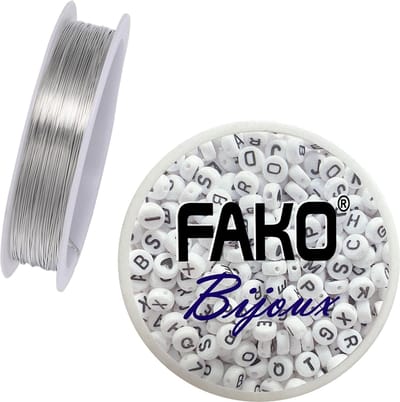 Fako Bijoux® - Koperdraad - Metaaldraad - Sieraden Maken - 0.4mm - 7 Meter - Zilver