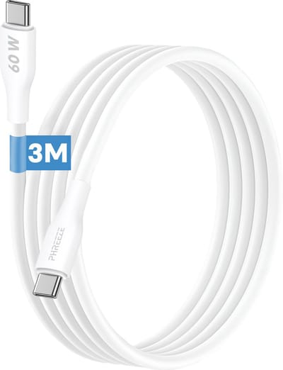 Usb C kabel 3 meter - 65w snellader - Oplaadkabel voor 17, 16, 15 pro max air - Phreeze