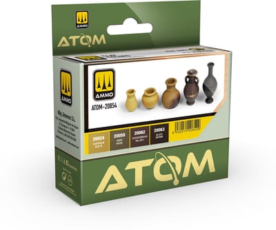 AMMO by Mig Jimenez Hobbyverf Acrylverf - MIG 20854 ATOM - Klei Kleurenset - Acryl Set 4x20ml Verf set - 4x 20 ml