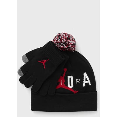 JAN JORDAN HBR POM BEANIE SET