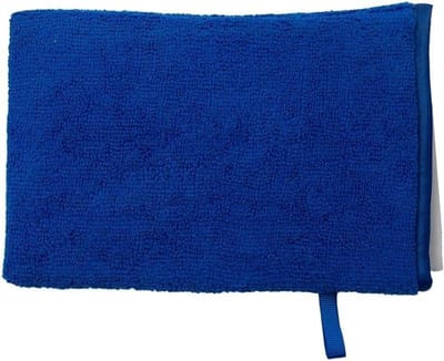 Autowash Handschoen - Klaver Handschoen Polijst - Auto Reinigen - Klei en Microvezel - 14 x 22 cm - Blauw