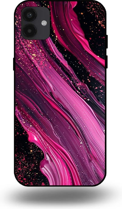 Smartphonica Telefoonhoesje geschikt voor Samsung Galaxy A04 met marmer opdruk - TPU backcover case marble design - Paars Roze geschikt voor Samsung Galaxy A04