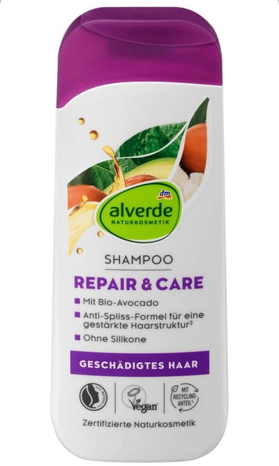 Alverde Naturkosmetik Repair Shampoo Avocado Sheabutter | 2x 200ml