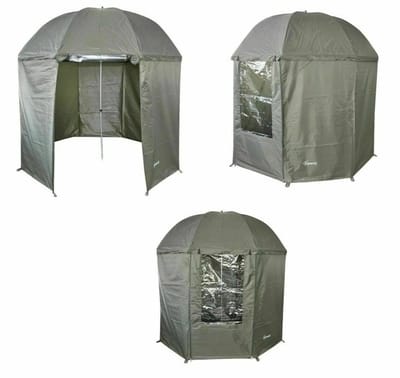 Benelux Select Visparaplu – Visparaplu 250 cm – Visparaplu’s en -tenten – Waterdicht – Brolly Tent - Afsluitbaar - 250 x 140 cm