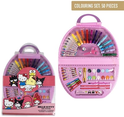 Hello Kitty Friends Schrijfset - 50-delig - Voor kinderen